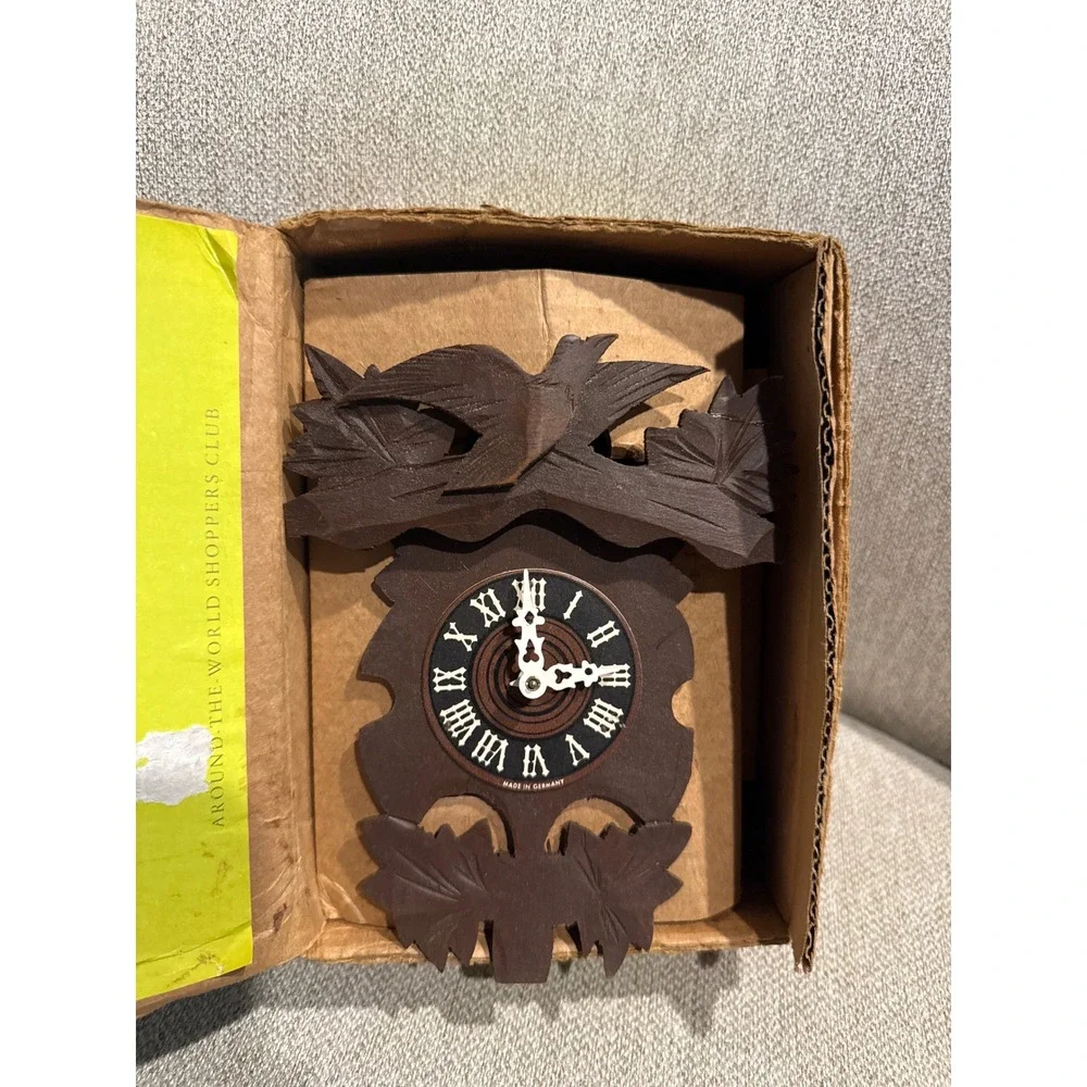 Vintage 1950s Jockeluhr Mini Cuckoo Clock Around The World Shoppers Club Germany
